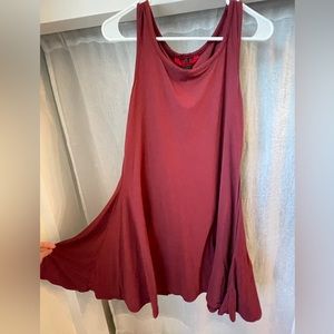 Red Tank Flair Dress